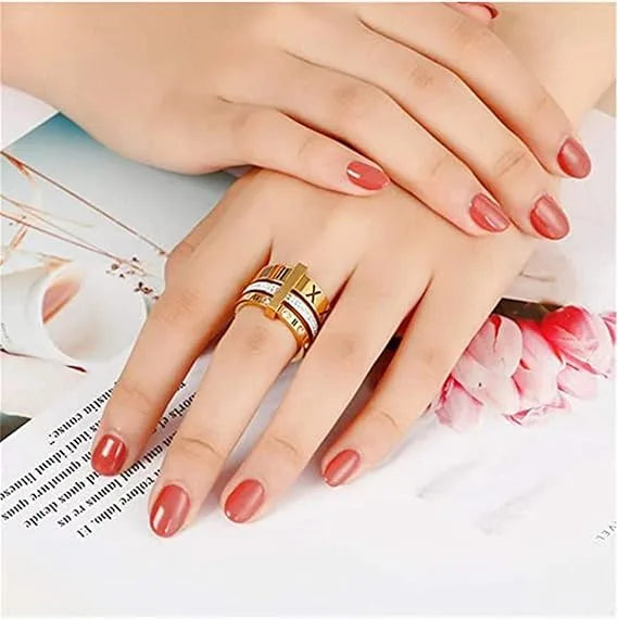 Trilogy Stacked Ring