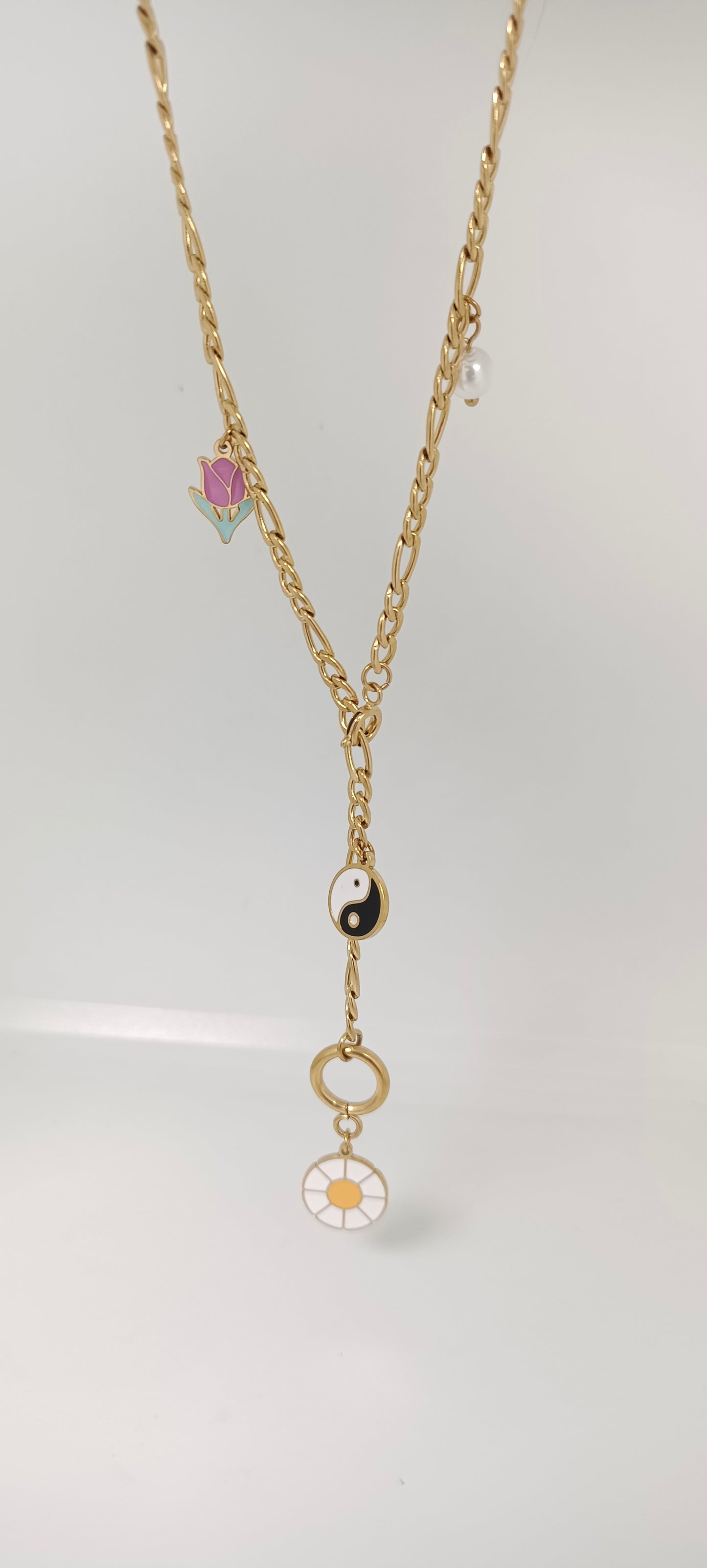 Charm Cascade Necklace