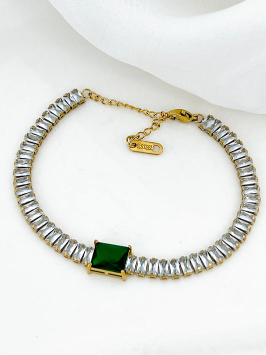 Alexa Emerald Bracelet