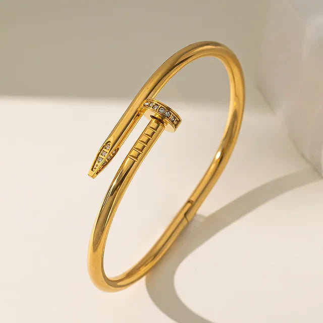 Zircon Nail Bangle
