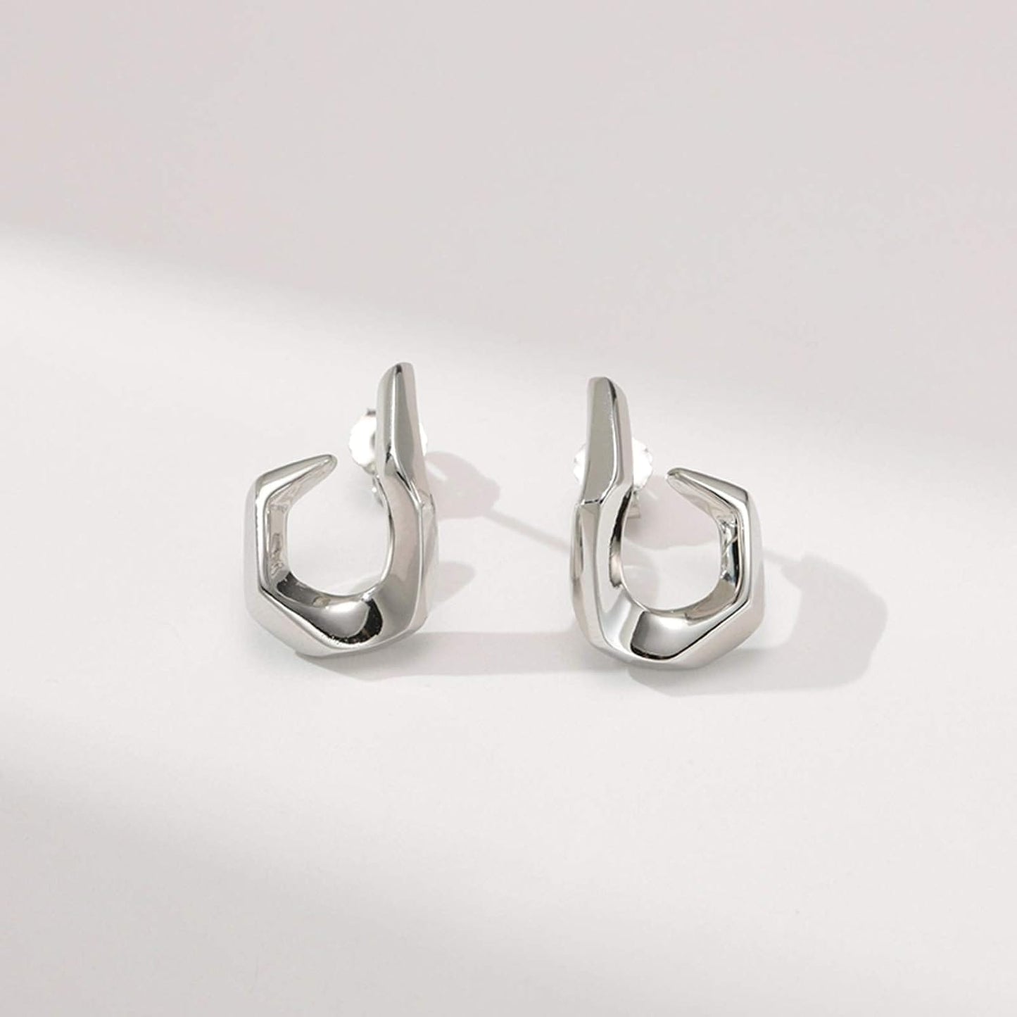 Una Silver Earring