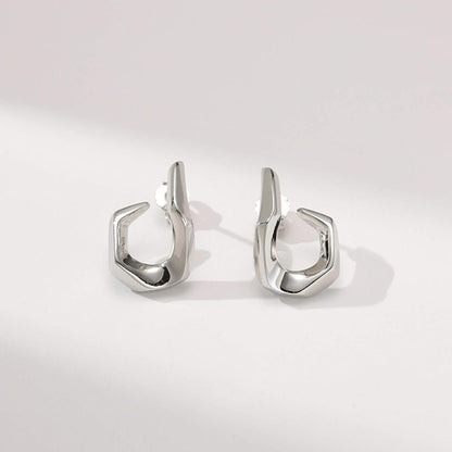 Una Silver Earring