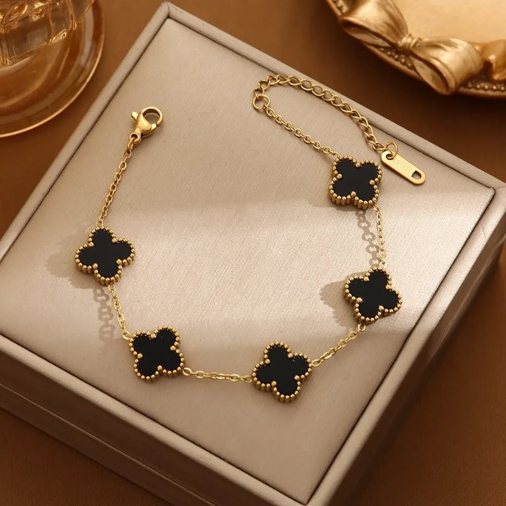 Double Sided Clover Bracelet