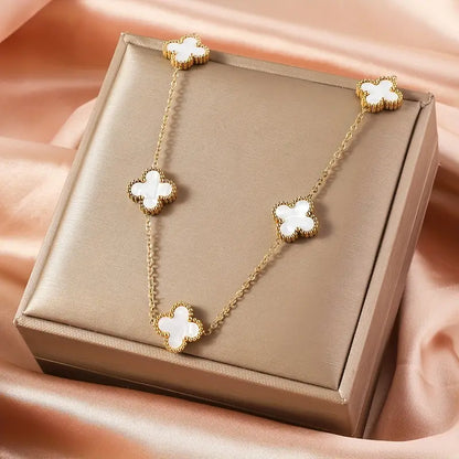 5 Clover Mala Necklace