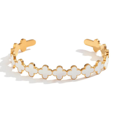 Ebony Black & White Cuff