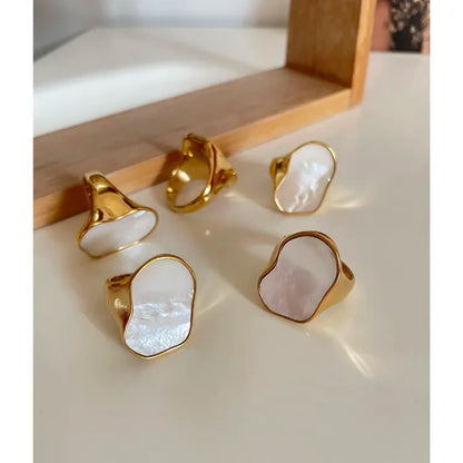 Irregular Shell Vintage Ring