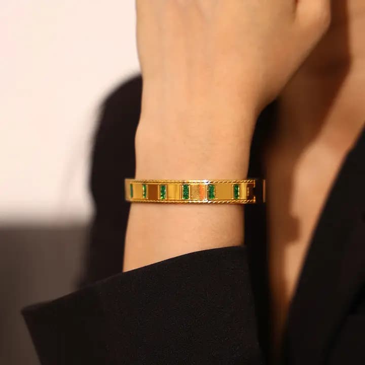 Emerald Bangle