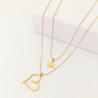 Hollow Heart Necklace