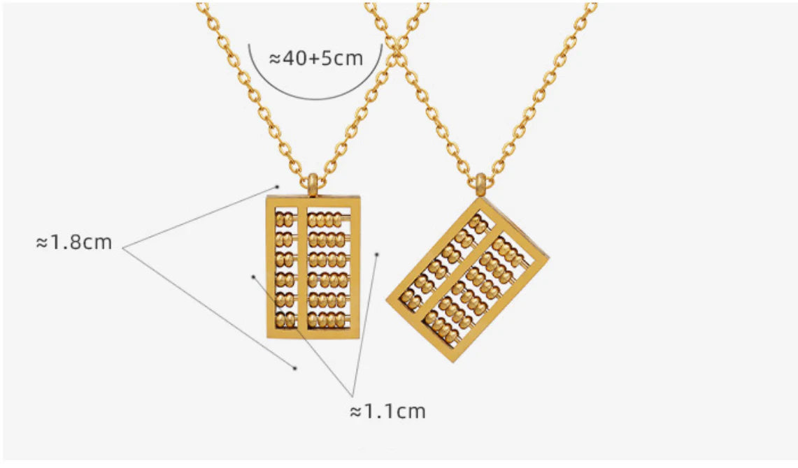 Abacus Necklace