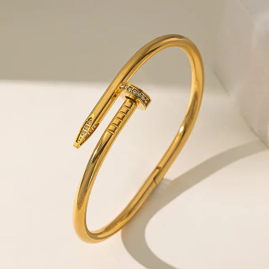 Zircon Nail Bangle